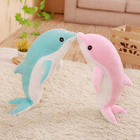 ใหม่ 30 ซม. Lovely Dolphin Plush ของเล่นตุ๊กตาสัตว์น่ารักตุ๊กตาโซฟาตกแต่งหมอนเด็กเบาะสำหรับเด็กของขวัญเด็ก-rangse22