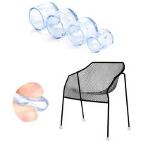 11 Sizes 4PCS Round Rubber Furniture Chair Table Mat Silicone Anti Scratch Protector Cap Tables Ferrule Feet Leg Floor Protector