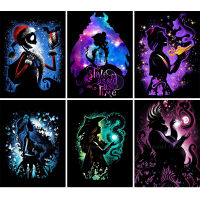 Cartoon Diamond Painting Aladdins Lamp Fairy Tale Princess Full Drill Fantasy Villains Witch Cross Stitch Home Decor Kit