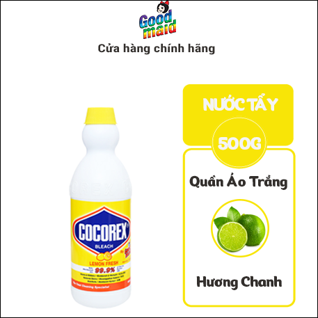 Nước tẩy quần áo trắng cocorex goodmaid - hương chanh 1kg - ảnh sản phẩm 1