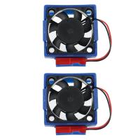 2X Velineon ESC VXL-3 VXL 3S Vxl-S3 Heat Sink Cooling Fan for Traxxas Bandit Rustler Stampede Slash 2Wd / 4X4 Parts