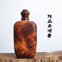 High-end Original Snuff bottle rosewood red sandalwood nanmu jade natural pattern fine handmade pieces mint Chinese medicine trial snuff powder