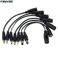 [BZhang] 5.5X2.1Mm DC Female Power Jack To DC Male Plug Cable 5.5X2.5Mm 3.5X1.35Mm 4.0X1.7Mm 4.8 2.5 0.7 Extension Connector สายไฟ