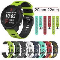 Bracelet de montre en Silicone Double couleur pour Garmin Forerunner 735XT 235 220 230 620 630 accessoires pour montre connectée