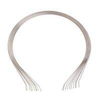 10pcs 5mm Blank Plain Metal Headband Hair Band For DIY Hair Accessories Crafts