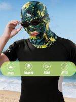 ♀﹍ Face Kini Hood for Men and Day Playing Diving Drifting Seaside