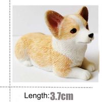 Mnotht Simulita Corgi Model 1:6 Soldier Accessories DIY Kids Gift for 12inch Action Figure Toys Collectible Lovely Mini Dog M3n