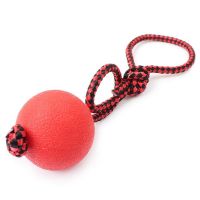 ☍  Pet dog toys  solid rubber ball training bit resistant pet toys ball teddy molar large breed dog