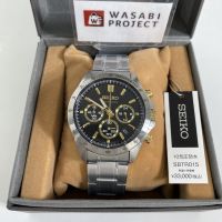 【AuthenticDirect from Japan】SEIKO SBTR015 Chronograph 1.7" Black Wrist watch นาฬิกาข้อมือ