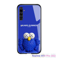 UCUCเคสมือถือ เคสโทรศัพท์ เคส Realme X50 Pro 5 กรัมโทรศัพท์กรณีแฟชั่นยอดนิยมผู้ชายแบรนด์สำหรับเด็กน้ำกรณีการ์ตูนสำหรับสาวLimited Editionกระจกนิรภัยปลอกบางซิลิโคนขอบปกโทรศัพท์