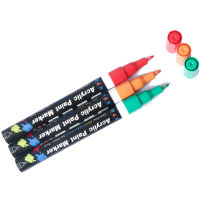 18-Color Suit Advertising Pen Graffiti Highlighter Pen Round Head Mark 0.7 Water-Based Hand-Painted