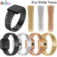 สายนาฬิกาสำหรับ Fitbit Versa สายรัดข้อมือกำไลข้อมือแฟชั่นแบบหรูหราสำหรับ Fitbit Versa สมาร์ทวอท์ชสายรัด