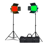 Tolifo GKS60 (RGB 360 สี) LED Light Studio ชุดเซ็ตไฟต่อเนื่อง ไฟถ่ายสินค้า ไฟถ่ายวีดีโอ ถ่ายภาพ ไฟ RGB พร้อมขาตั้ง