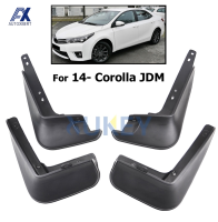 ชุดรถ Mud Flaps สำหรับ Toyota Corolla Altis 2014 2015 2016 17 Mudflaps Molded Splash Guards Mud Flap Mudguards ด้านหน้าด้านหลัง Fender