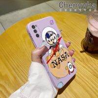 Chenyyyka เคสปลอกสำหรับ Samsung M30s M21ลายการ์ตูนนาซ่าเมาส์แบบนิ่มเคสมือถือบางเคสขอบสี่เหลี่ยมด้านข้างทำจากซิลิโคนเคสป้องกันการกระแทก