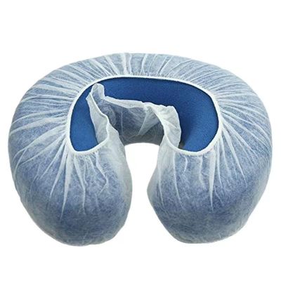 hot【DT】 50Pcs Disposable Non-Woven Headrest Paper Massage Spa Cradle Bed Table Cover Face U Shaped Pillowcase