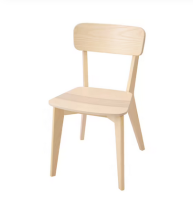 Chairs sturdy with wide seats and high backs for comfortable dining.