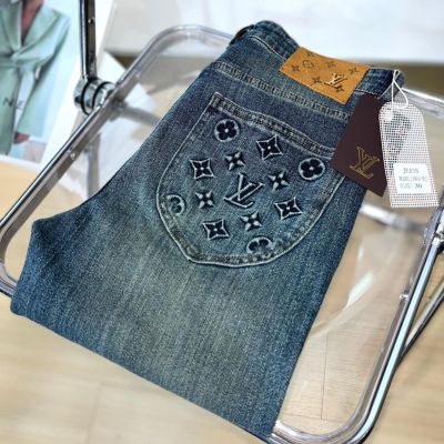 3D Printed High-end Casual Mens Jeans
