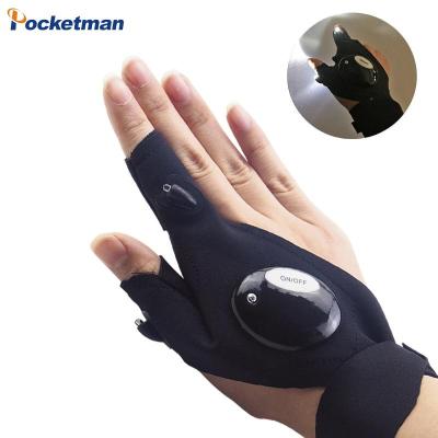 FlashLight Repairing Finger Light Fishing Magic Strap Finger Glove LED Flashlight Torch Survival Camping Hiking Rescue Tool