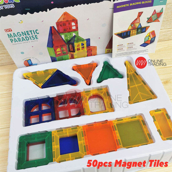 Tiles Building Blocks Ferris Wheel Children Toys Mainan Papan