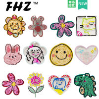 FHZ™Crocs Charm Graffiti อะคริลิค Jibbitz รองเท้าดอกไม้สำหรับ Crocs DIY Collocation