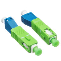 SC APC Male to LC PC Female Fiber Optic Hybrid Optical Adaptor