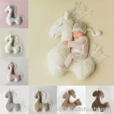 ✺◇♙ Newborn Fotografia Adereços Acessórios Auxiliares das Crianças Baby Pony 0-3 Meses