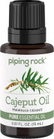 PipingRock Cajeput Pure Essential Oil (GC/MS Tested) 0.5 fl oz (15 mL) Bottle ผลิตภัณฑ์คุณภาพจาก Piping Rock