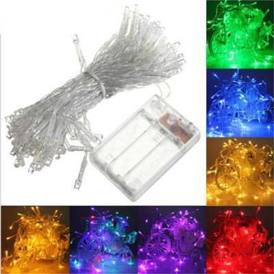 7 Color LED Fairy String Lights Battery Operated outdoor Waterproof LED String Light Christmas Birthday Home Party Decor Lamp