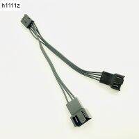 ☽✶ 4Pin Fan PWM Cable 1 to 2 way 4 Pin 3Pin Power Supply Extension Cable 4P Cooler Port Multiplier Female to Male Cooling Fan Cable