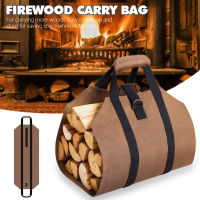 High-quality Supersized Canvas Firewood Wood Carrier bag Log Camping Outdoor Holder Carry storage bag Wooden Canvas Bag