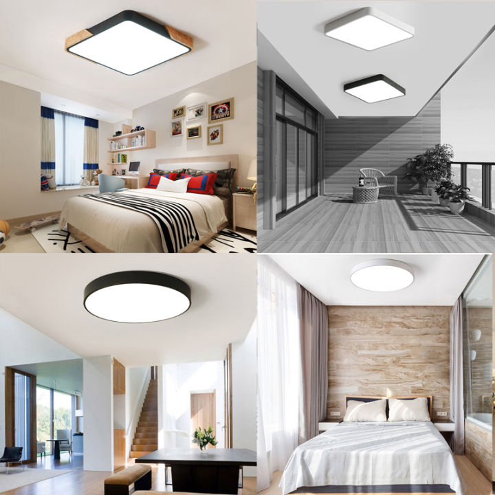 led-ceiling-light-modern-nordic-square-round-lamp-home-living-room-bedroom-study-surface-mounted-lighting-fixture-remote-control