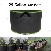 25 Gallon Hand Held Plant Grow Bags Large Capacity Fabric Pot Fruit Flowers Plants Growing Orchard Garden Tools YB8TH