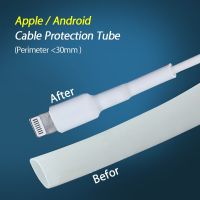 1meters 3:1 Heat Shrinkable Tube Sleeving White for iPhone5/6/ipad USB cable Wire Insulation Diameter:9mm to 3mm Electrical Circuitry Parts