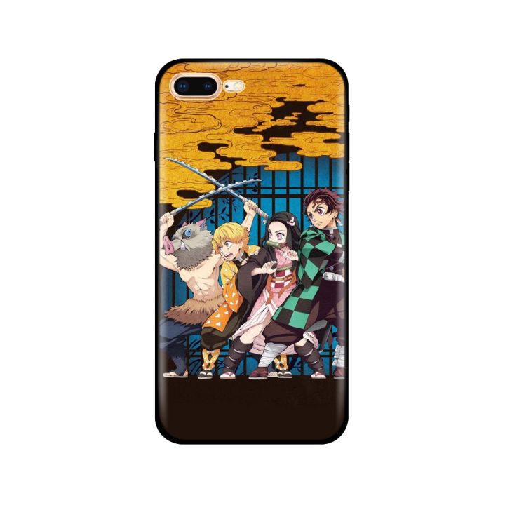 for-apple-iphone-5s-5-s-se-2020-2016-6s-6-s-7-8-plus-case-phone-back-cover-bag-soft-silicon-black-tpu-case-anime-demon-slayer-kimetsu-no-yaiba