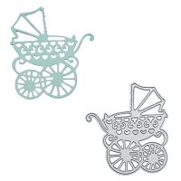 Metal Cutting Dies Baby Stroller Template Handmade DIY Scrapbooking Stencil Paper Card Craft