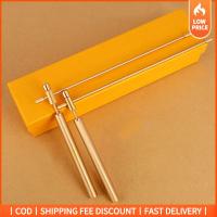 GOOD MOOD BEAUTY 2PCS ทองแดงบริสุทธิ์ อุปกรณ์ล่าสัตว์ผี ล่าผี สินค้าที่ถูกฝัง Dowsing rods การล่าผี