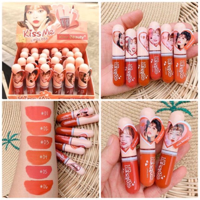 คิสบิวตี้ลิปจิ๋ว-ลิป-รุ่นคิสมี-no-7880-03-kissbeauty-kiss-me-lip-gloss-4-ml