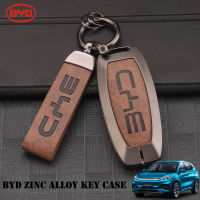 โลหะผสมสังกะสี กล่องใส่กุญแจรีโมทรถยนต์สำหรับ BYD เคสกุญแจ byd ATTO3 ปลาโลมา กรณีที่สำคัญ เคสกุญแจที่ละเอียดอ่อน บายด์ พวงกุญแจ ฝาครอบกุญแจ byd