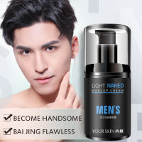 Man Face Care BB Cream Base แต่งหน้า Moisturizing Foundation Men Air Cushion Oil Control คอนซีลเลอร์เปลือยธรรมชาติ Mdelicate Bright