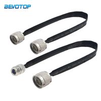 N Male to N Female Jack Door/Window Flat Cable RF Coaxial Cable 50Ohm Pigtail LTE Antenna Extension Jumper Cord Adapter Wires  Leads Adapters