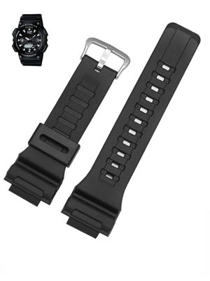 Silicone Resin Watchband for AQ-S810w 800 W-735H TRT-110H AEQ-110w AE-1000W SGW-300H MRW-200H F-180WH 18mm