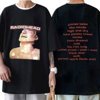 Vintage Rock Band Radiohead T Shirt Casual Cotton T-Shirt Hip Hop The Bends Music Album Tee Shirt Oversized Harajuku Couples Top S-4XL-5XL-6XL