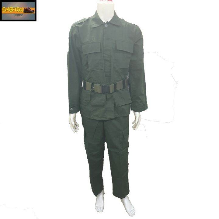 CAT/ROTC FATIGUE UNIFORM COMPLETE SET12 days delivery Lazada PH