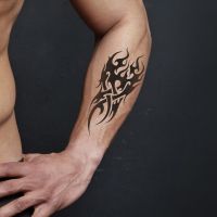 Waterproof Temporary Fake Tattoos Water Transfer Sticker Black Tribal Totem Eagle Dragon for Women Men Cool Makeup Sexy Body Art Stickers