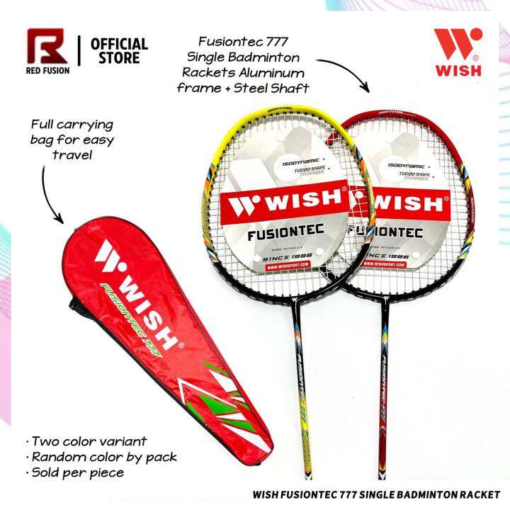 Wish Fusiontec 777 Single Badminton Racket Lazada PH