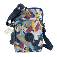 HOT”Kipling Tally Crossbody Phone Bag Water Resistant กันน้ำ Small Phone Case Pouch กระเป๋าศัพท์ KI1079 (Active Jungle ลายป่า Autumnal Field ทุ่งฤดูใบไม้ร่วง ลายซิป สีดำ ลายจุดสีเหลือง)