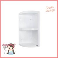 ตู้จบมุม โค้ง 3 ชั้น ABS CABIN 34.5x68 ซม. สีขาวCORNER CABINET CABIN 34.5x68CM WHITE **ด่วน สินค้าเหลือไม่เยอะ**