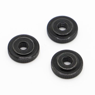 2/5pcs M3 M4 M5 M6 M8 M10 Black Carbon Steel Knurled Small Step Hand Tighten Thumb Nut GB807 Nails Screws Fasteners