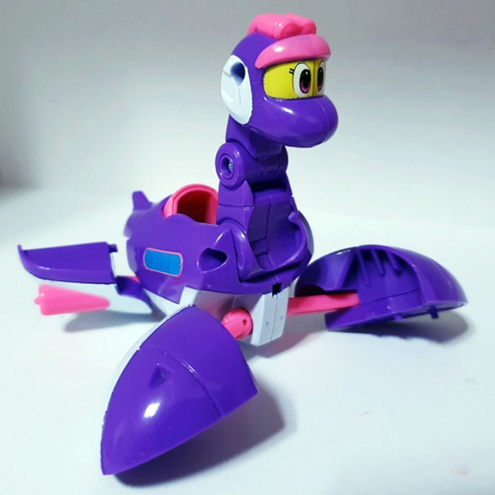 gogo-dino-pleo-transformer-robot-play-set-purple-submarine-car-vehicle-mode-mini-action-figure-gogodino-toy